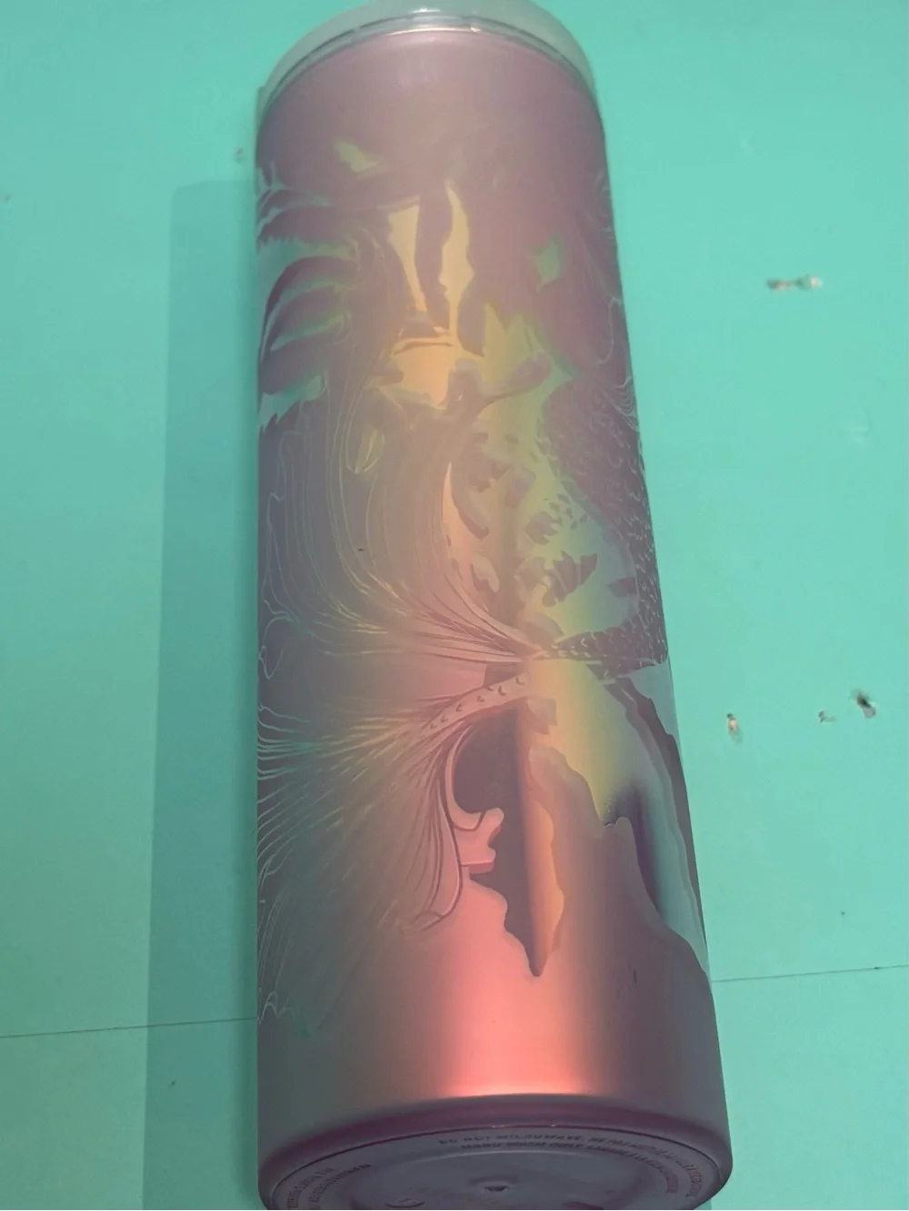 Starbucks 2022 Iridescent Mermaid Siren 16oz tumbler